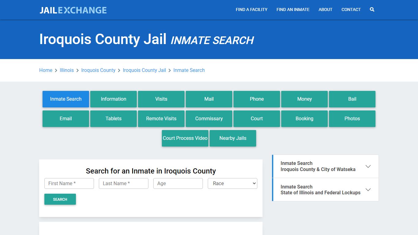 Iroquois County Jail, IL Inmate Search: Roster & Mugshots