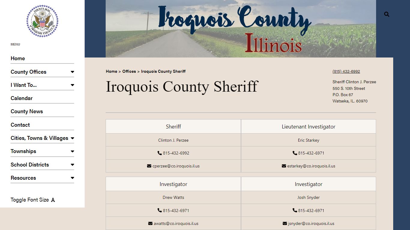 Iroquois County Sheriff